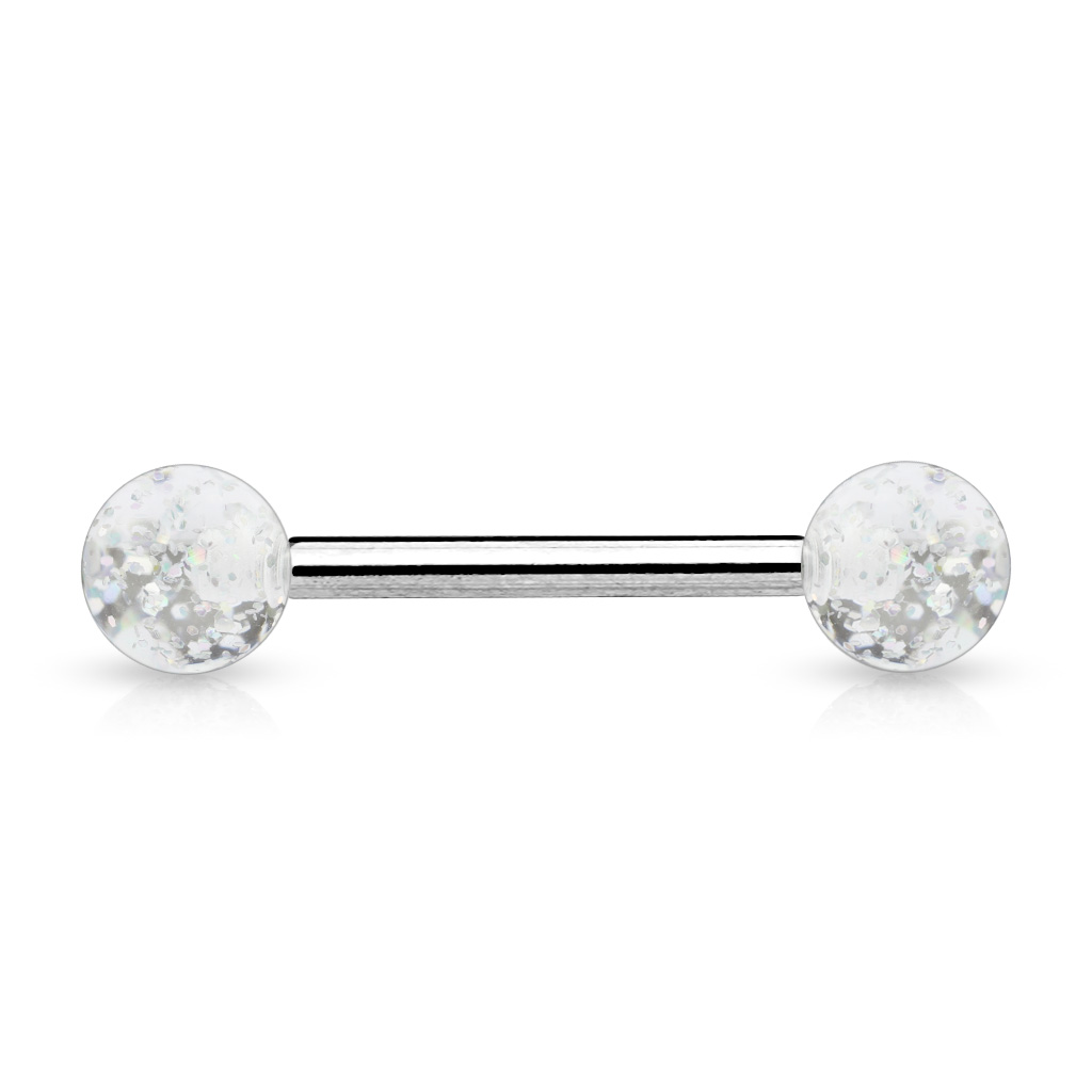ROMISBABA Zungenpiercing Set - 10 Stück Bunte Piercing Stecker Aus Chirurgenstahl