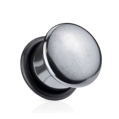 Plug aus Hämatitstein mit O-Ring