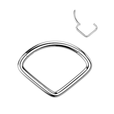 Scharnierring aus Titan im Chevron-Design