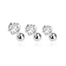 Set aus Ohrpiercings mit einem Herzstein Körperschmuck - Deutschland