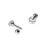 Set aus Ohrpiercings mit einem Sternenstein Piercingschmuck - Deutschland