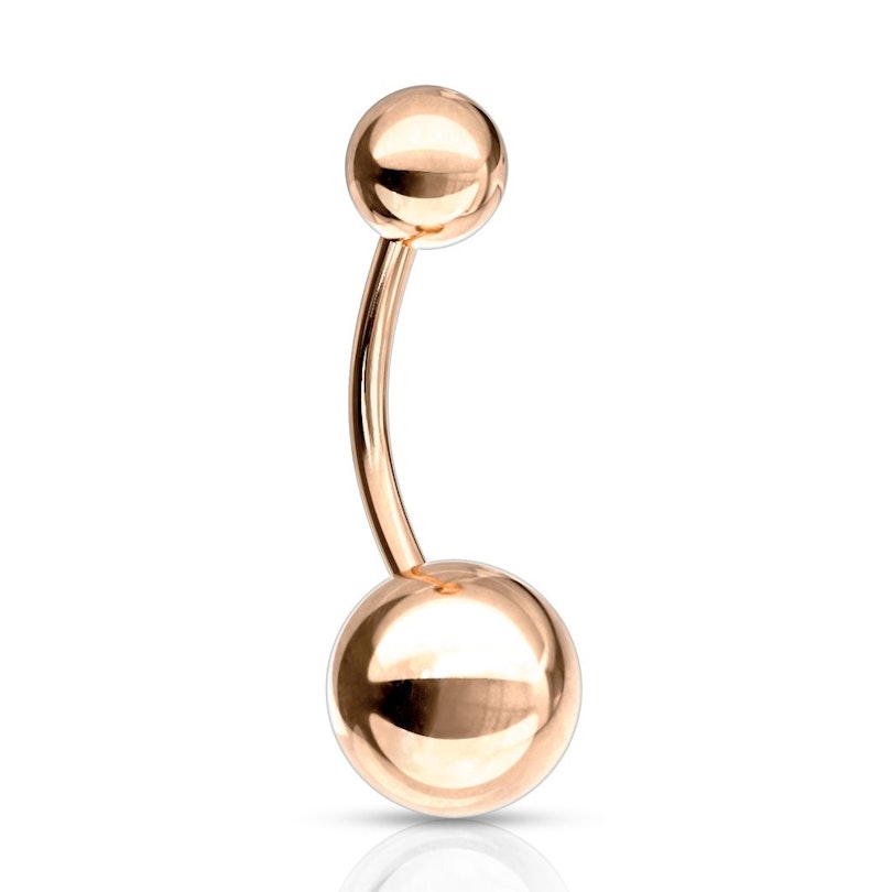 Rotgold beschichtetes Bauchnabelpiercing Piercing - Deutschland