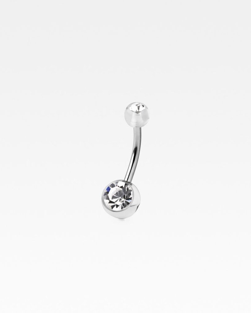 Bauchnabelpiercing mit Acrylkugeln und Steinen Körperschmuck - Deutschland