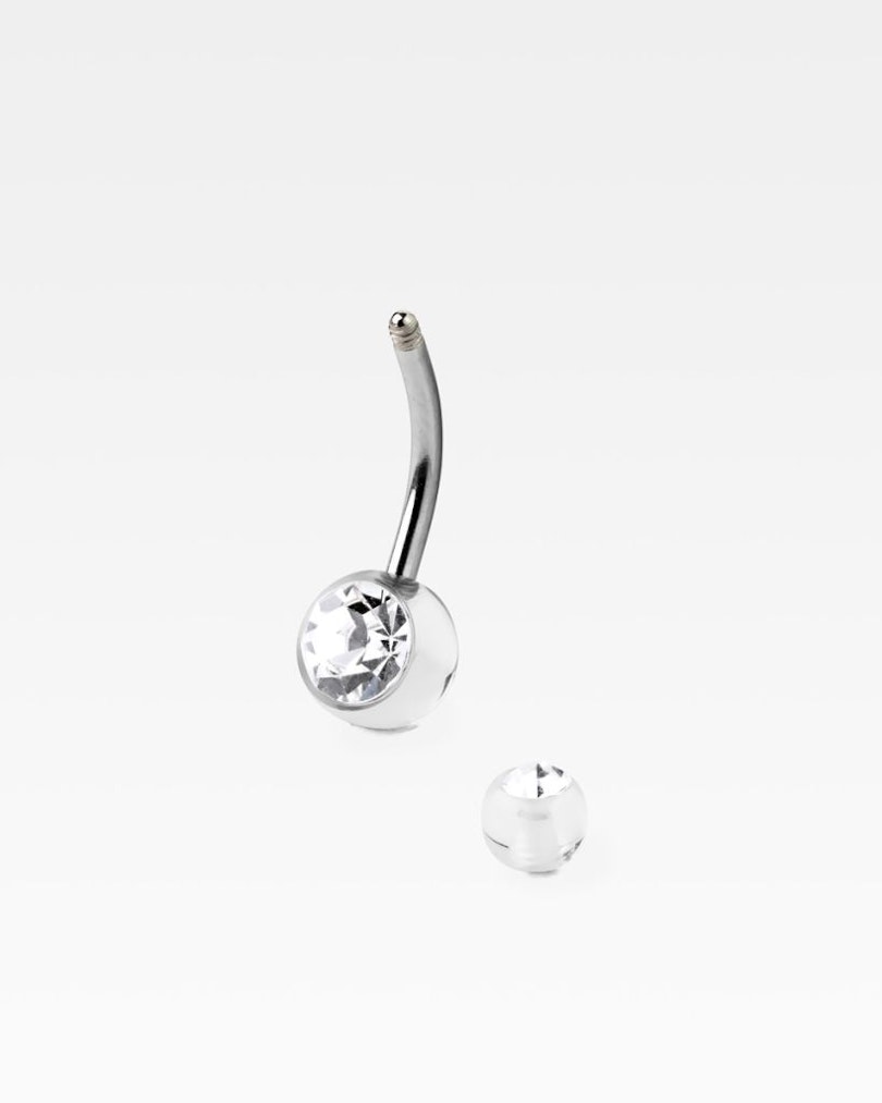 Bauchnabelpiercing mit Acrylkugeln und Steinen Körperschmuck - Deutschland