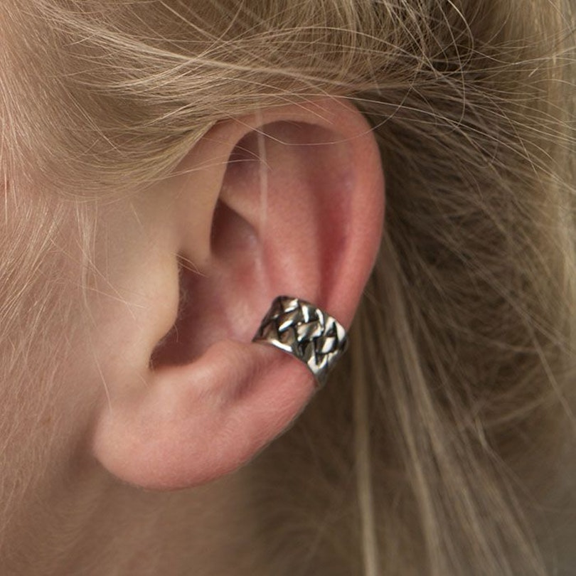 Earcuff mit geflochtenen Muster Piercing - Deutschland