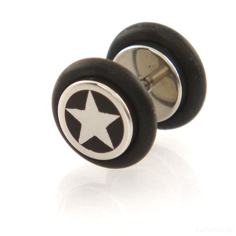Fake Plug mit Sternenmotiv Piercingschmuck - Deutschland