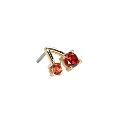 Kirsche Push-in-Aufsatz aus 14K Gold 