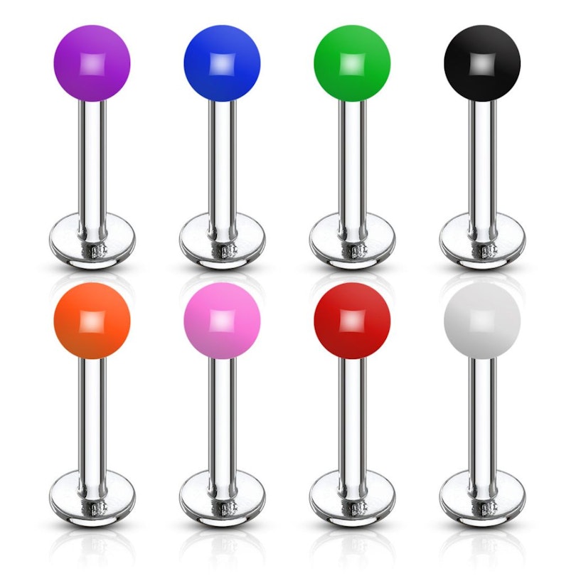 Labret Stecker in beliebiger Farbe Piercings - Deutschland