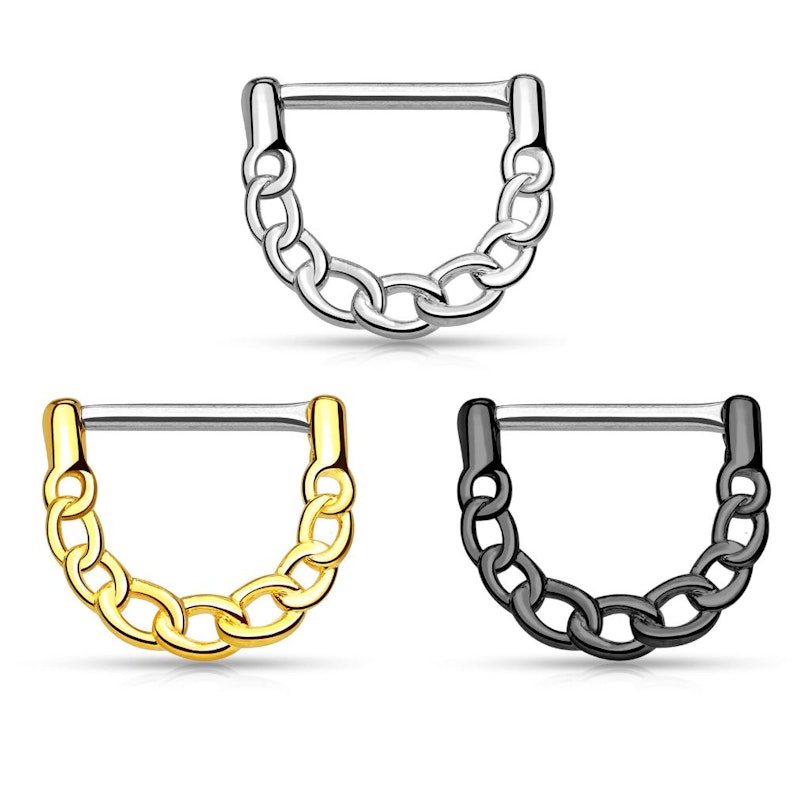 Nippelclicker mit einer Kette Piercingschmuck - Deutschland