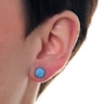 Türkiser Plug aus einem Stein Piercings - Deutschland
