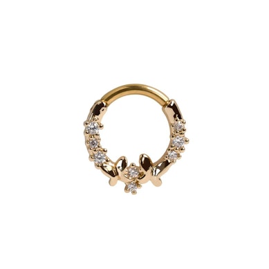 Vorwärtsgerichteter Ring mit Schmetterlingen