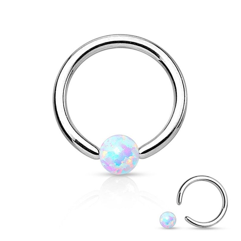 Kugelring mit Opalstein Körperschmuck - Deutschland