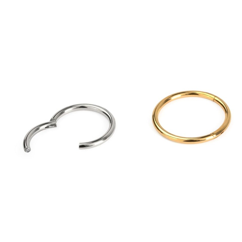 Endlos Ring mit Scharnier in beliebiger Farbe Piercings - Deutschland