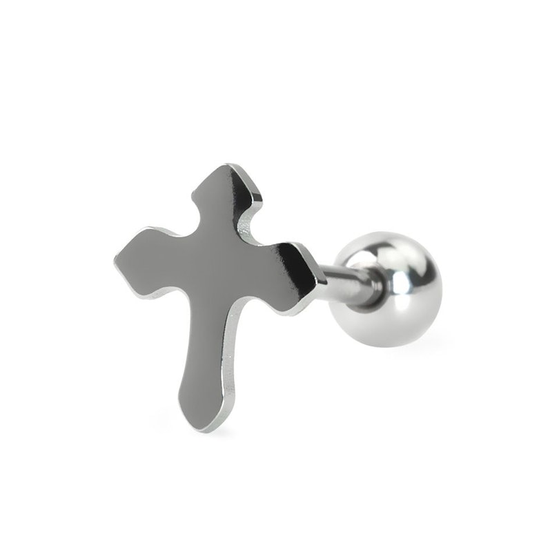 Zungenpiercing mit Kreuz Piercing - Deutschland