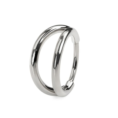 Doppelter Ring aus Titan