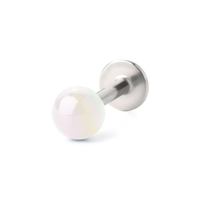 Labret mit metallischer Kugel
