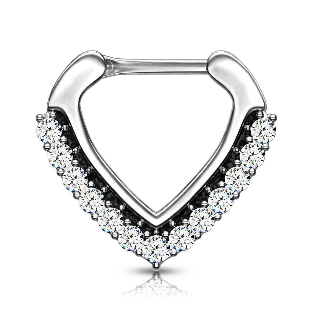 V septum ring best sale
