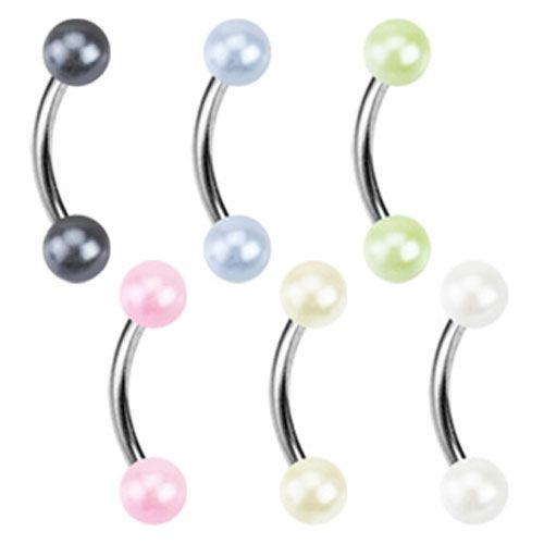 Gebogener Stecker mit Perlen