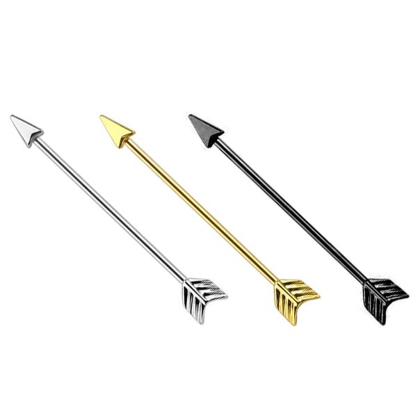 Industrial Piercing in Form eines Pfeiles