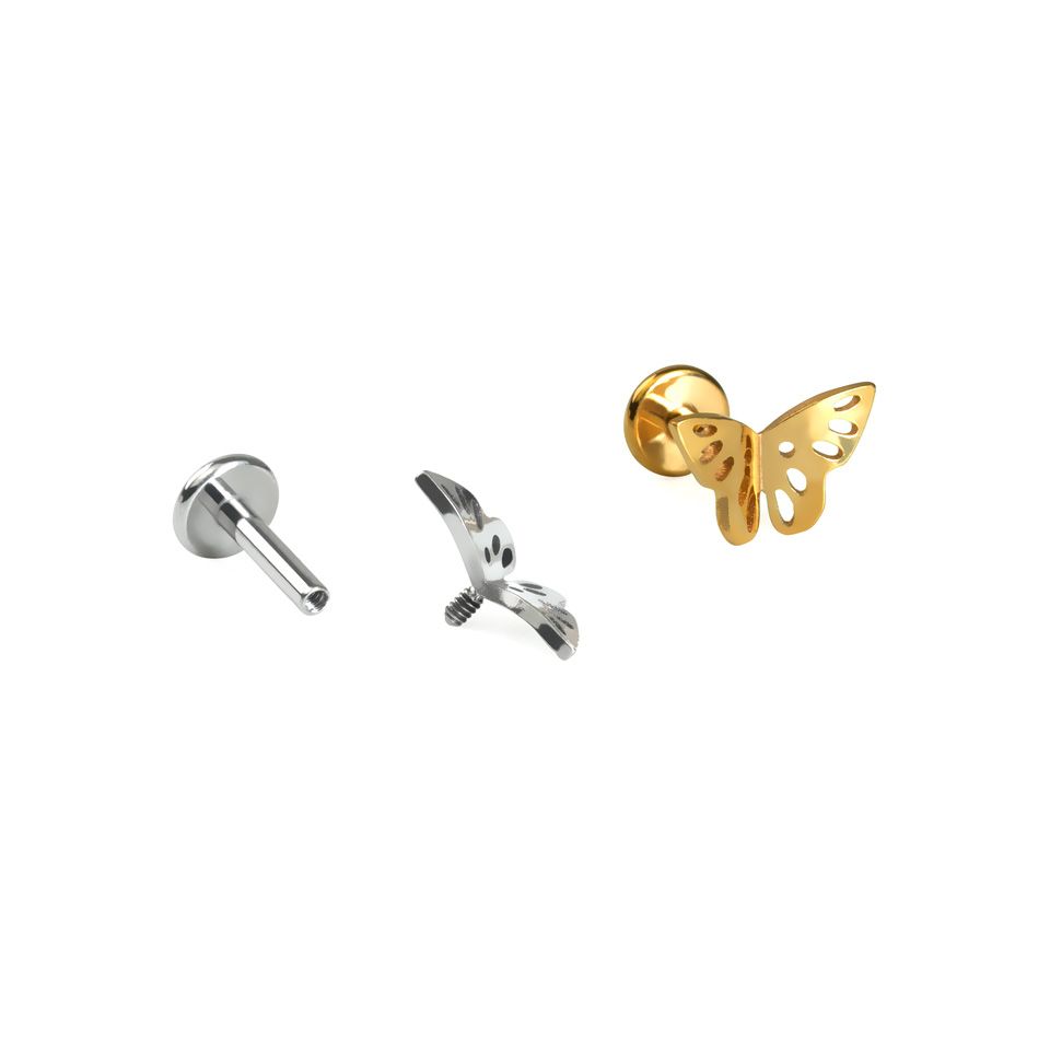 Schmetterling Labret aus Titan