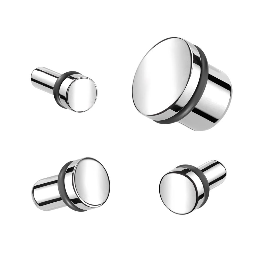 Titan-Plug mit Hochglanzoberfläche