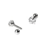 Set aus Ohrpiercings mit einem Sternenstein Piercingschmuck - Deutschland