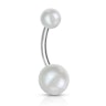 Bauchnabelpiercing mit Perlenkugeln Piercingschmuck - Deutschland