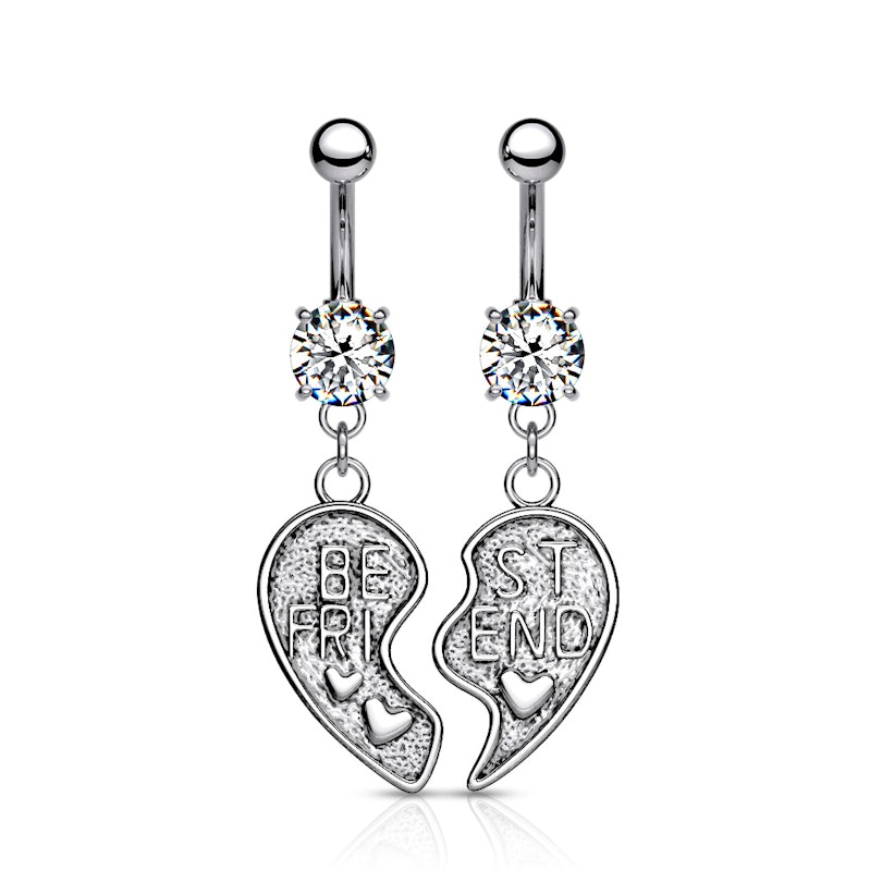 Bauchnabelringe mit Freundschaftsmotiv Piercing - Deutschland