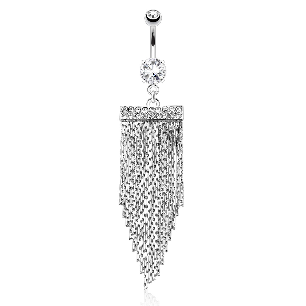 Bauchnabelpiercing mit vielen Ketten Piercingschmuck - Deutschland