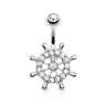 Bauchnabelpiercing mit Steuerrad Körperpiercing - Deutschland