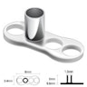 Dermal Anchor Basis aus Titan Körperpiercing - Deutschland