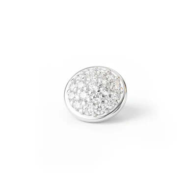 Dermal aus 14 Karat Gold mit steinbesetzter Kuppel