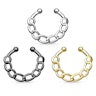 Fake Septumpiercing mit Kette Piercing - Deutschland