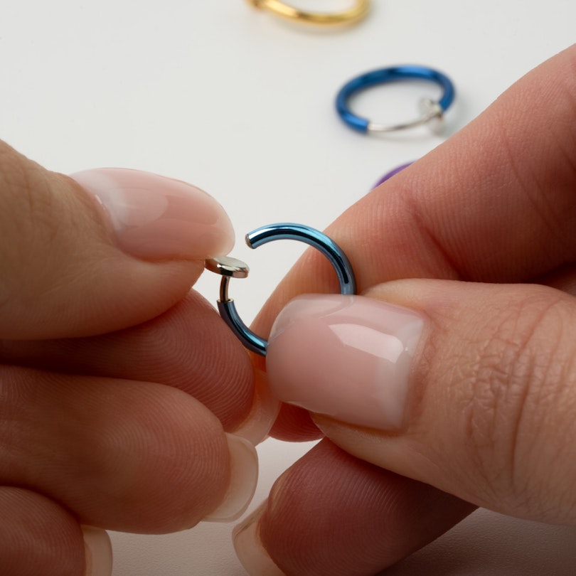 Paket mit 8 Fake Ringen Piercings - Deutschland