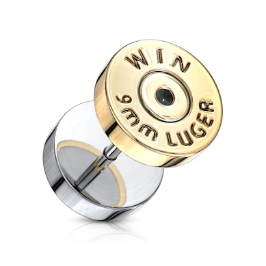 Fake Plug mit der Rückseite einer Patrone