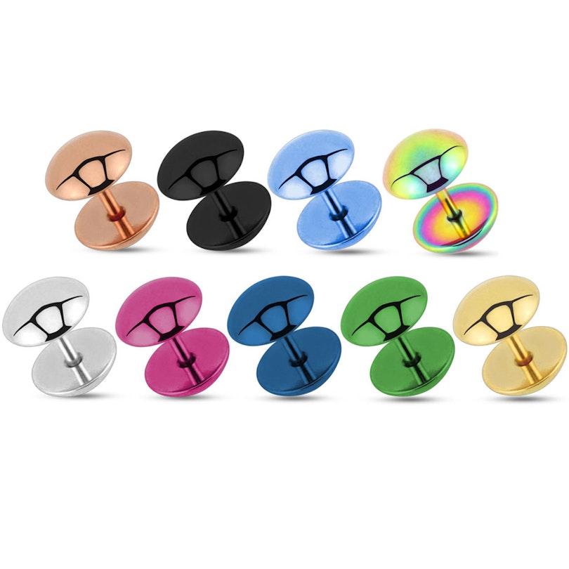 Fake Plug mit Kuppelform Körperschmuck - Deutschland