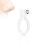 Fake Nasenpiercing mit einem Stein Körperschmuck - Deutschland