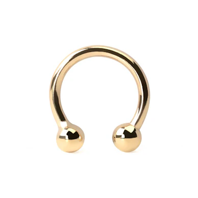 Hufeisen aus 14 Karat Gold