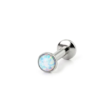 Push-in Labret mit Opal