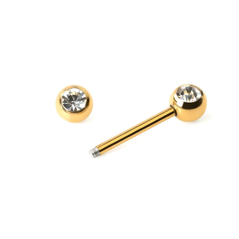 Brustwarzenpiercing mit Steinen Piercings - Deutschland