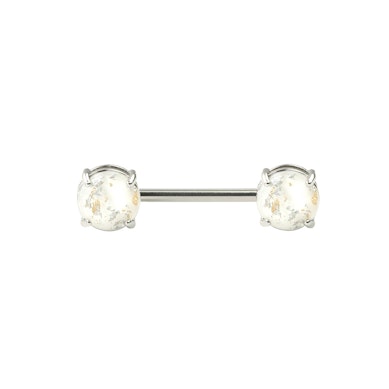 Brustwarzenpiercing mit Lava Look