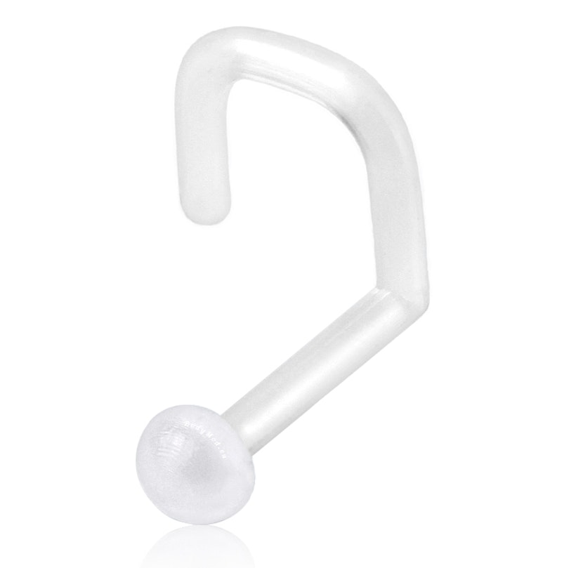 Nasenretainer - durchsichtige Nasenschraube Piercings - Deutschland