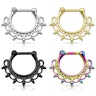 Septumpiercing aus Chirurgenstahl mit Ornamenten im Design Körperschmuck - Deutschland