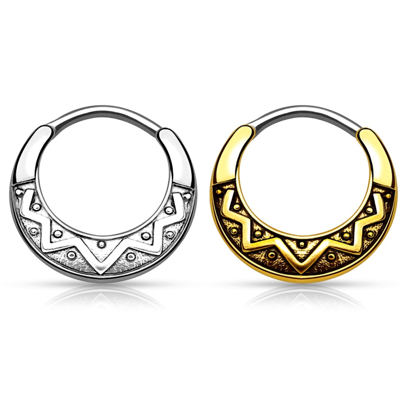 Septumpiercing mit Aztekendesign Körperschmuck - Deutschland