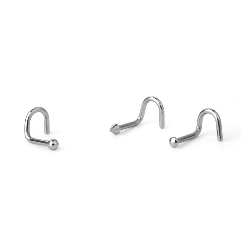 Nasenschraube aus Titan in verschiedenen Designs Piercingschmuck - Deutschland