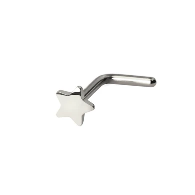 Titan-Nasenstecker mit Stern