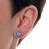 Türkiser Plug aus einem Stein Piercings - Deutschland