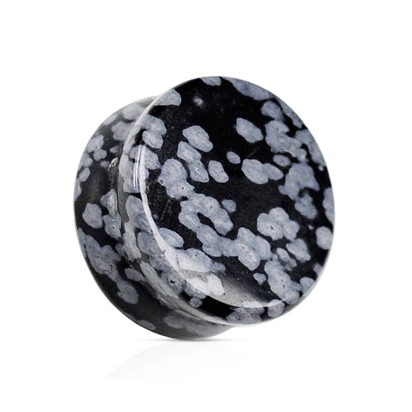 Snowflake Obsidian Plug Körperschmuck - Deutschland
