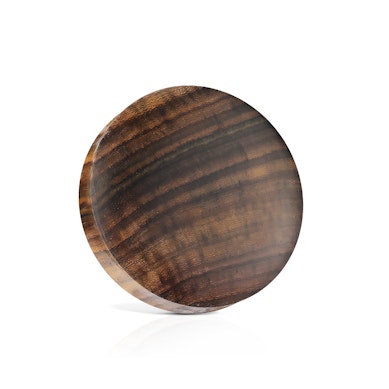 Klassicher organischer Holzplug - handgeschnitzt