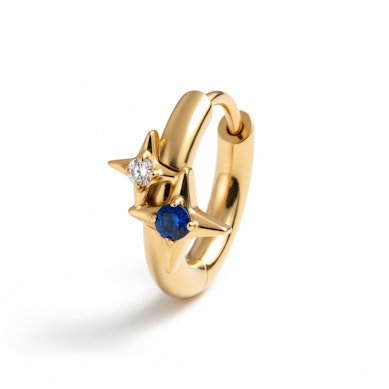 Titan-Ring mit zwei Sternen